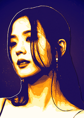 Jisoo Blackpink Retro Pop Art
