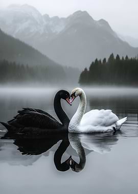 Black and White Swans