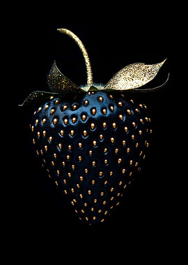 Gold-Dipped Strawberry