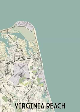 Virginia Beach City Map