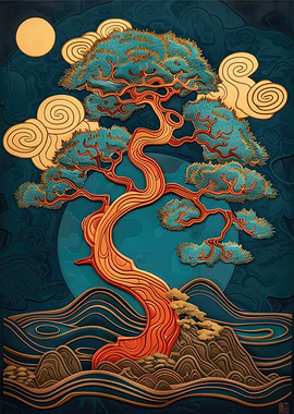 Japanese Bonsai Tree Art