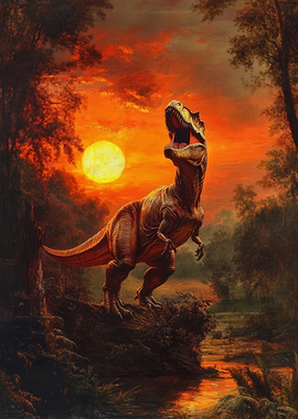 T-Rex Sunset