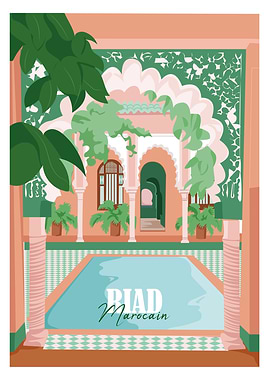 Moroccan Courtyard with Pool