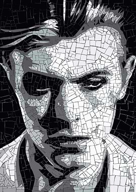 David Bowie Mosaic Portrait
