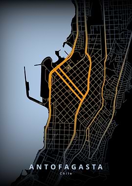 Antofagasta City Map