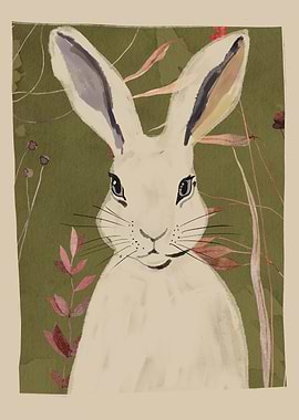 White Rabbit Illustration 2