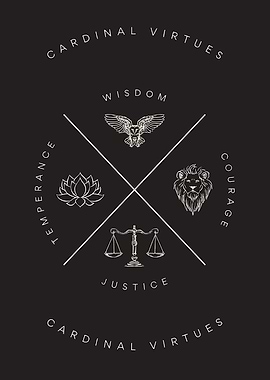 Cardinal Virtues Graphic