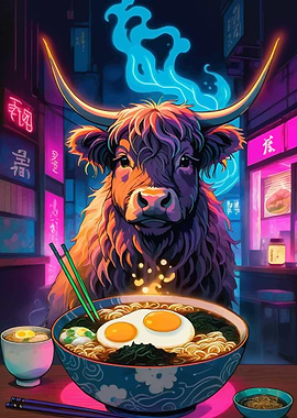 Highland Cow Ramen