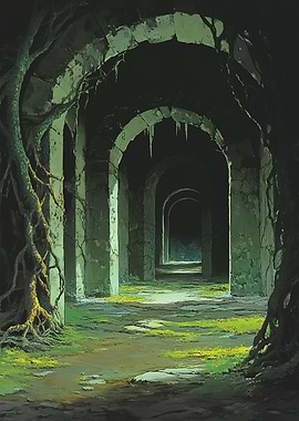 Dark Ruined Passage, Overgrown