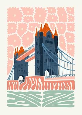 Tower Bridge Illustration