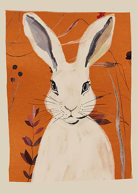 White Rabbit Illustration