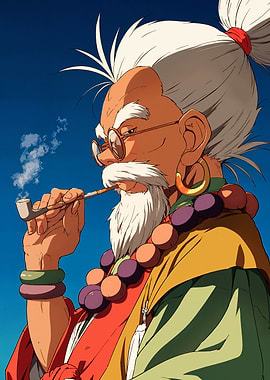 Wise Old Man Anime