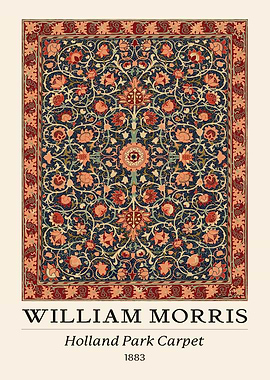 William Morris Holland Park Carpet 1883