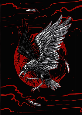 Raven in Flight