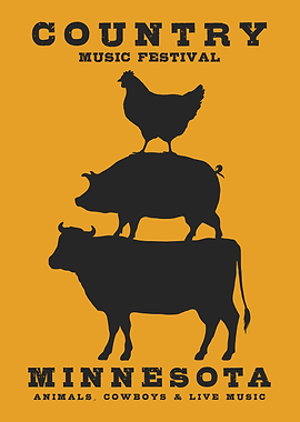 Country Music Festival Poster