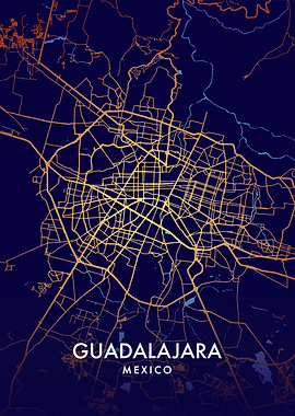 Guadalajara City Map