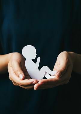 Paper Baby Silhouette