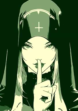Anime Nun Shhh