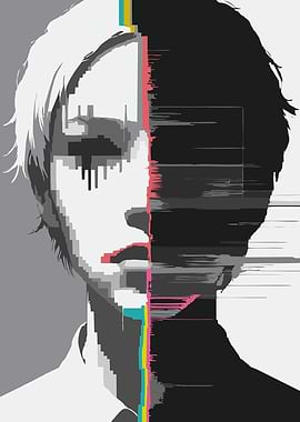 Glitch Art Portrait