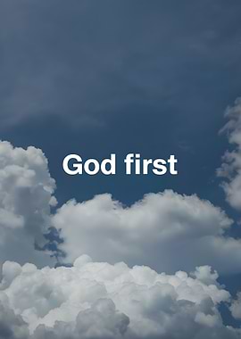 God First Sky Quote