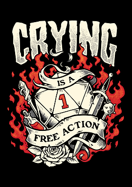 Crying is a Free Action