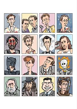 Nicolas Cage Caricatures