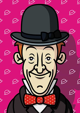 Mr. Bean Cartoon Portrait