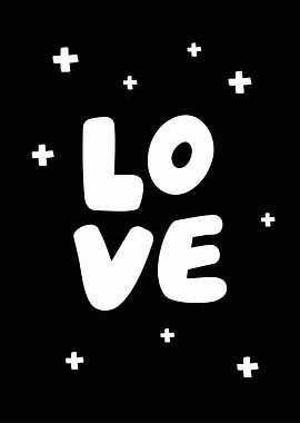 Love Typography Print