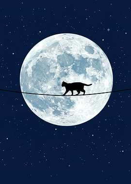 Cat on a Wire