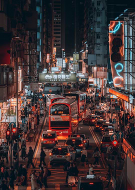 Hong Kong Night Street