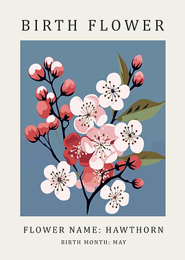 Hawthorn Birth Flower