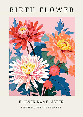 September Birth Flower: Aster