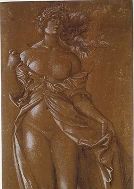 Renaissance Woman Drawing