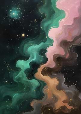 Abstract Galaxy - Taurus Zodiac