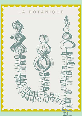 Botanical Abstract Art Print