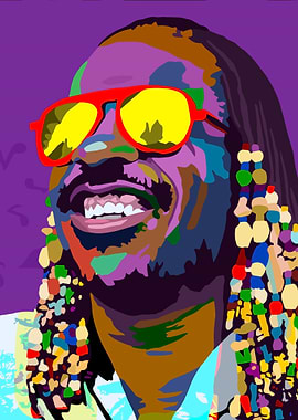 Stevie Wonder Pop Art