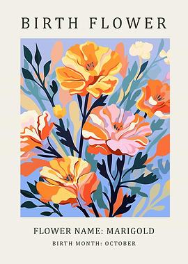 Marigold Birth Flower