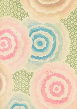 Abstract Floral Botanical Japanese