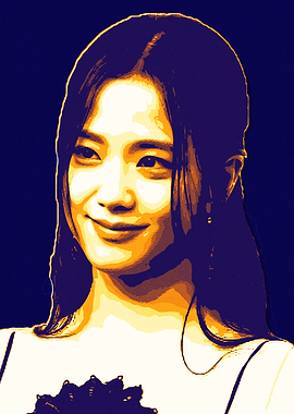 Jisoo Blackpink Retro Pop Art