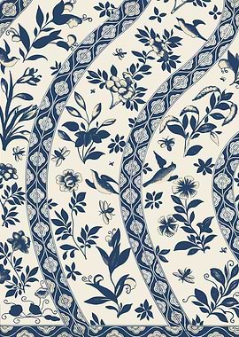 Bees Birds Flowers Japanese