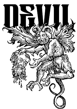 Devil with Human Head