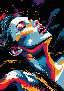 Abstract Woman Portrait