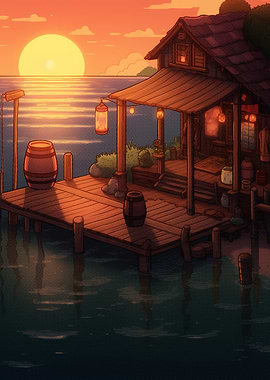 Stardew Valley Sunset