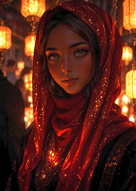 Amber Gaze: Arabian Nights Enchantress