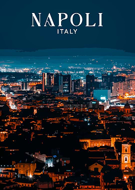 Napoli Night Skyline