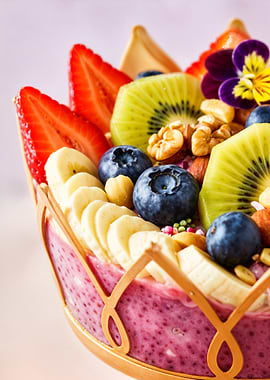 Fruit Crown Smoothie Bowl