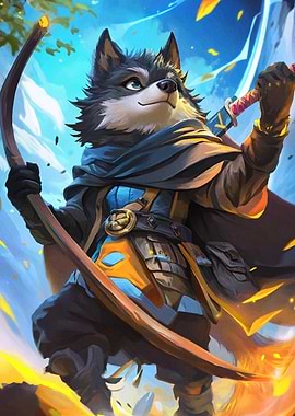 Wolf Warrior with Bow