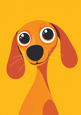 Cute Cartoon Dog