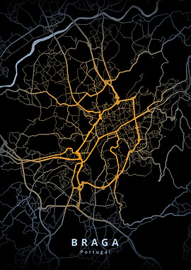 Braga City Map