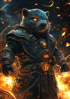 Fiery Otter Warrior
